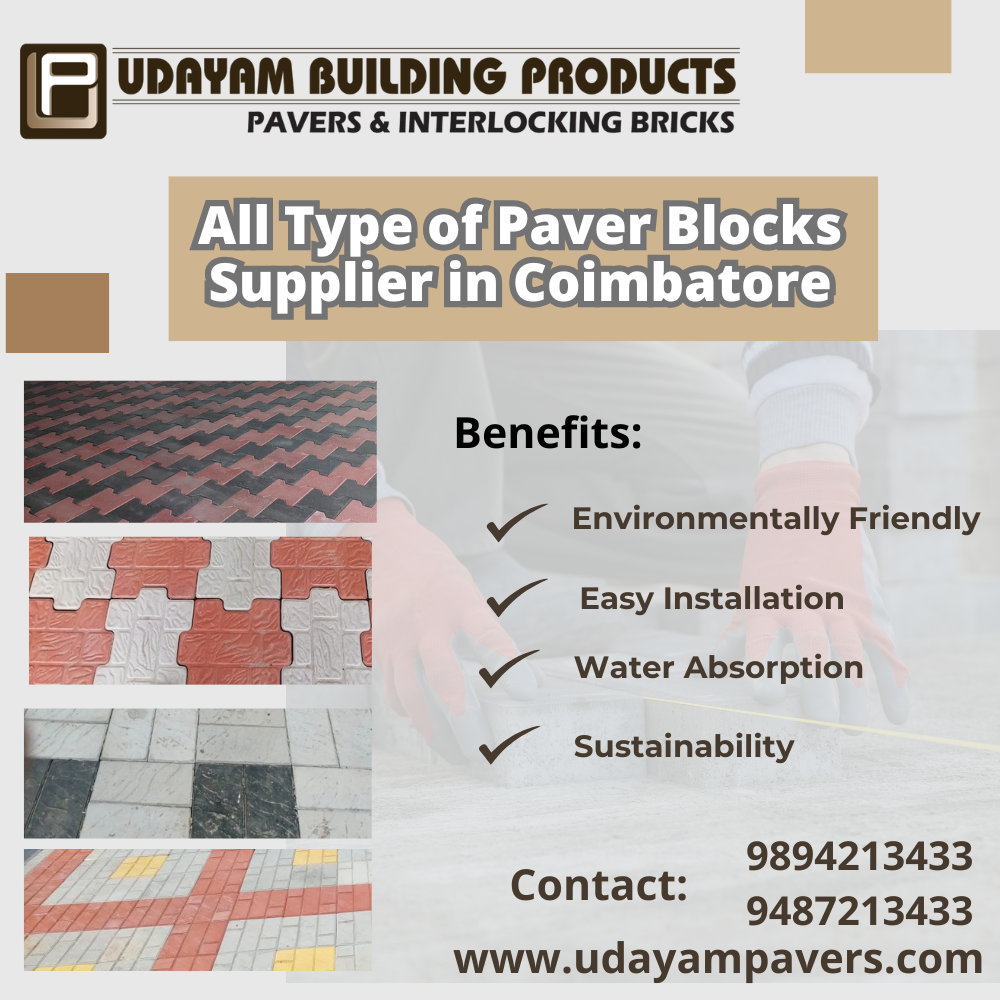 Paver Block Supplier In Coimbatore