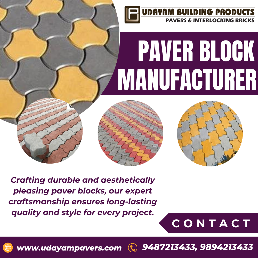 Paver Block Manufacturer in Coimbatore