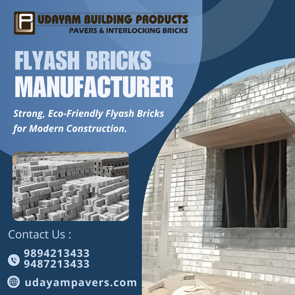 Flyash bricks Manufacturer in Coimbatore