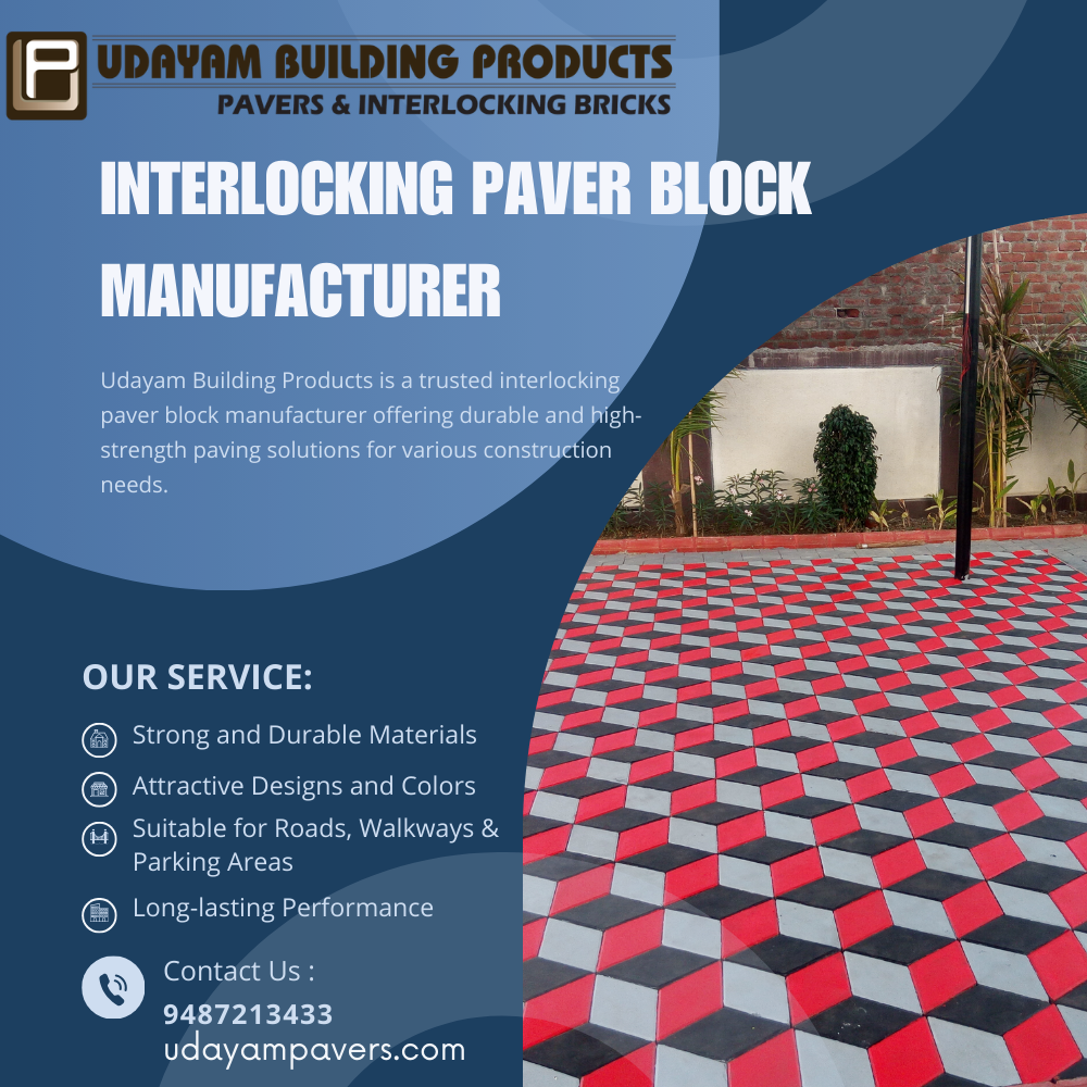 Interlocking Paver Block Manufacturer