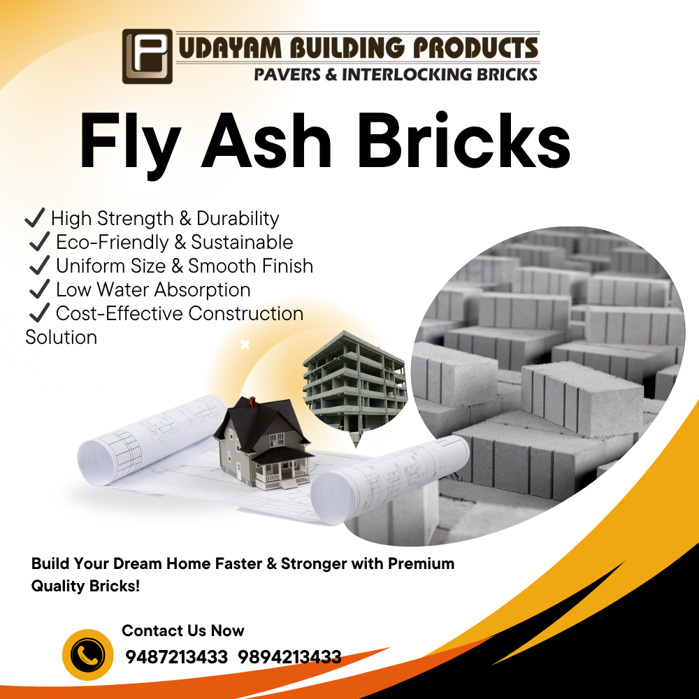 Best Fly Ash Bricks Manufacturer in Coimbatore
