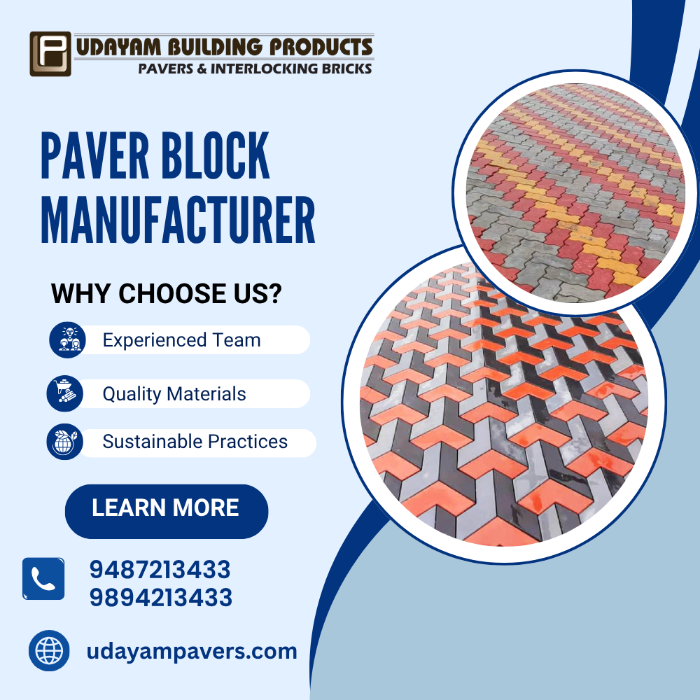 Paving Block Manufacturer In Coimbatore
