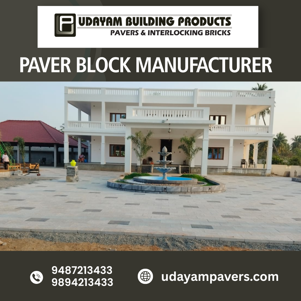 High-Quality Paver Block Manufacturer In Coimbatore