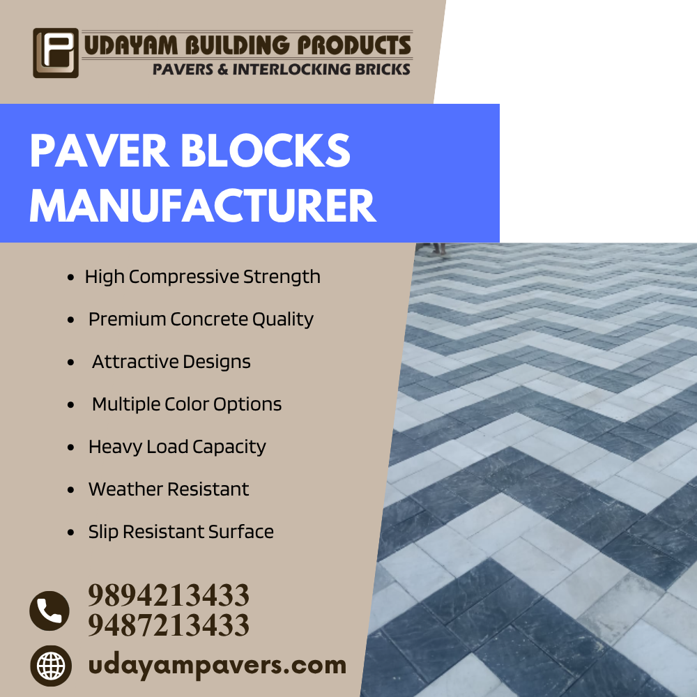 Interlocking Pavers Manufacturers in Coimbatore 