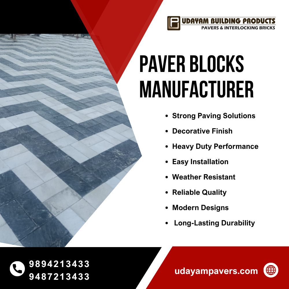 Interlocking Paver Blocks Manufacturer in Coimbatore