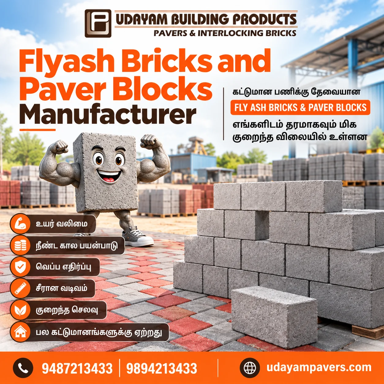 Flyash and Paver Block Manufacturer